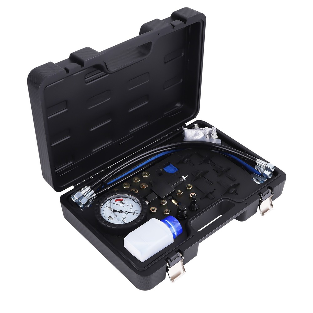 Diesel Engine Common Rail Pressure Test Kit 2000BAR Diagnostic Tool with Hoses