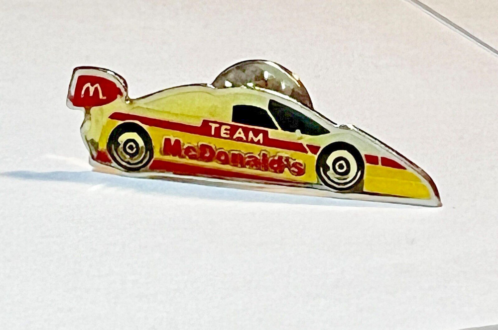 Vintage 2000s McDonald's Formula One Race Car Pin