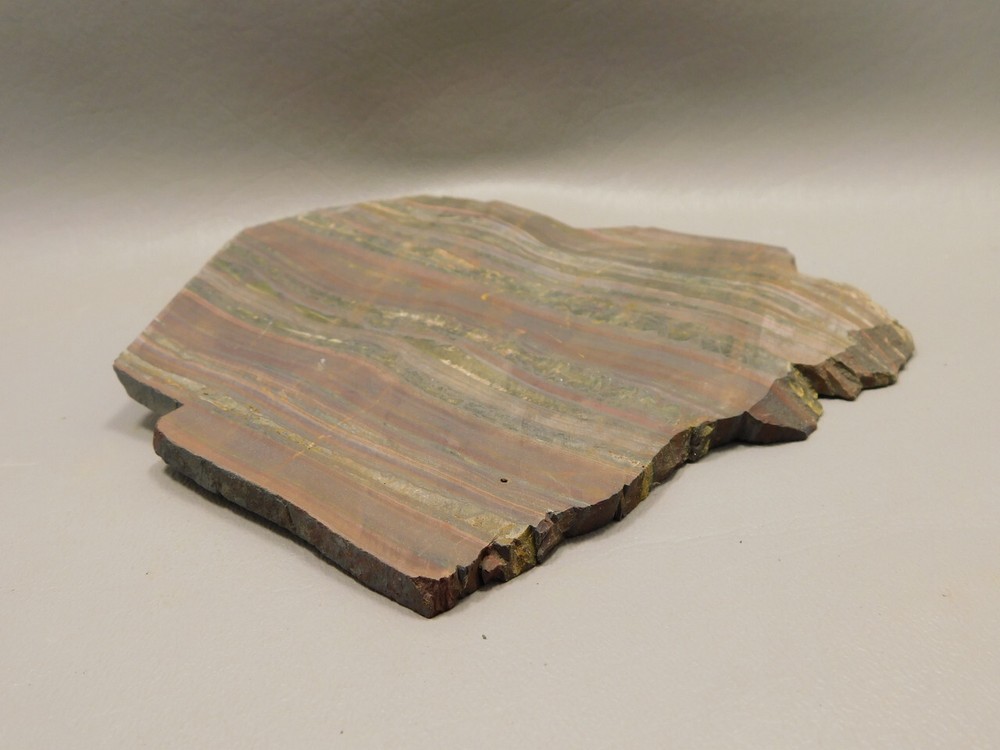 Tiger Iron Rough Rock Lapidary Stone Slab Cabbing #O1