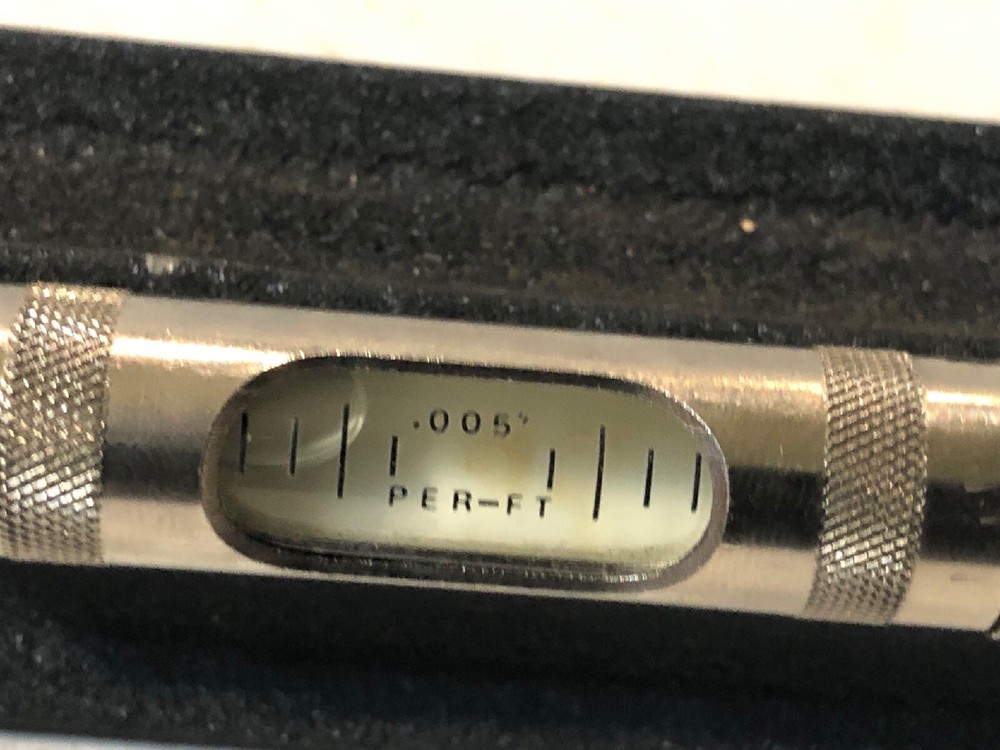 Machinists Level .005” PER FT