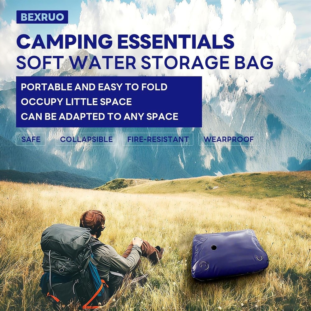 Large Capacity Water Storage Bladder - Camping, Garden
