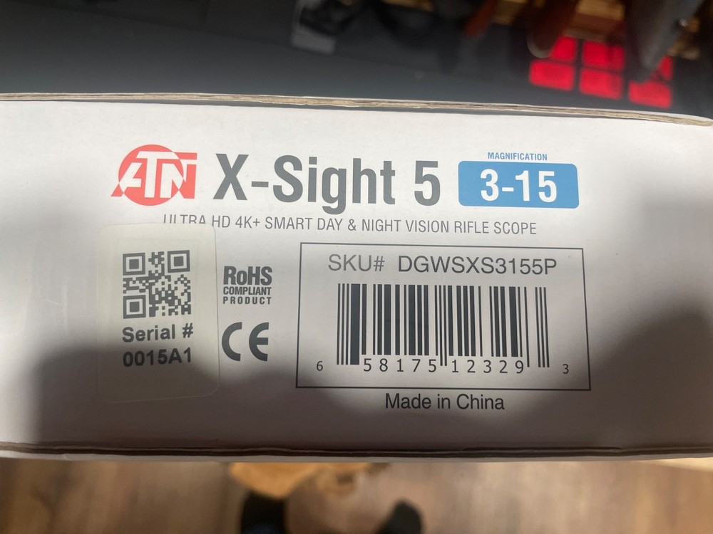 atn night vision rifle scope