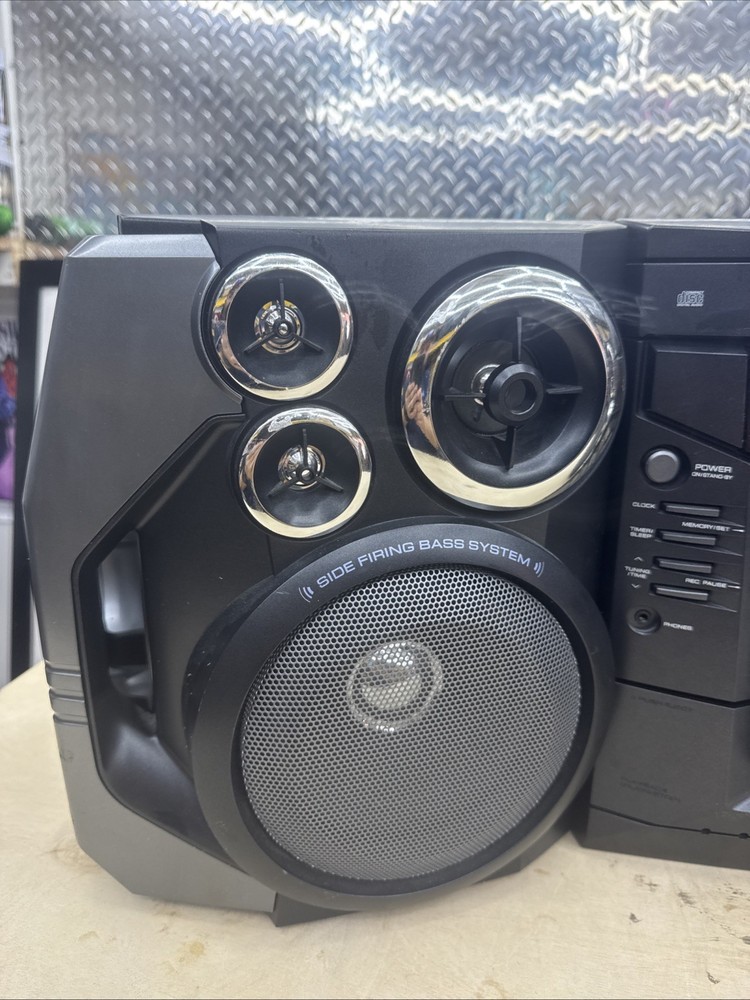 Sharp 3 Disc CD-R/RW Dual Casette X-Bass Mini Component System CD-E99