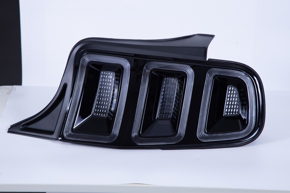For 2010-2014 Ford Mustang Tail Lights LED Rear Brake Lmap Sequential Clear Lens
