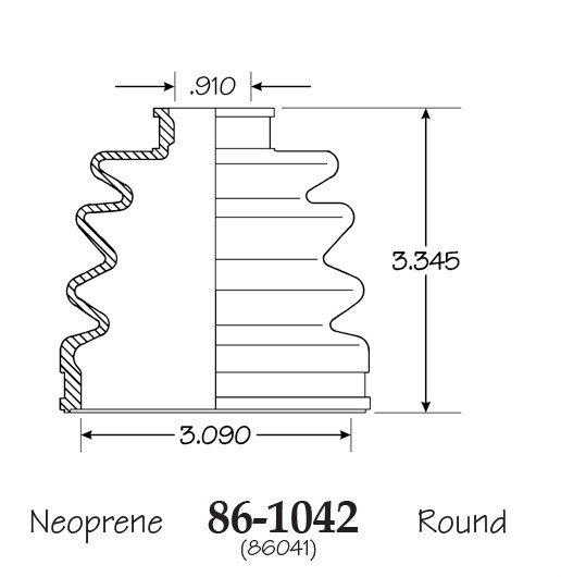 Outer CV Axle Boot for Isuzu Trooper 4WD Front 1987