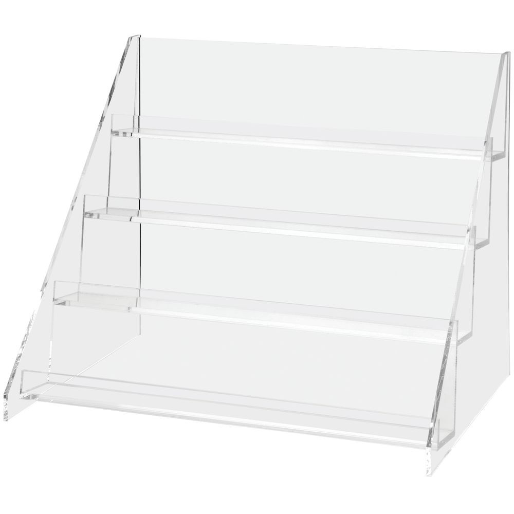 4-Tier Acrylic Step Display, 15 1/2"W
