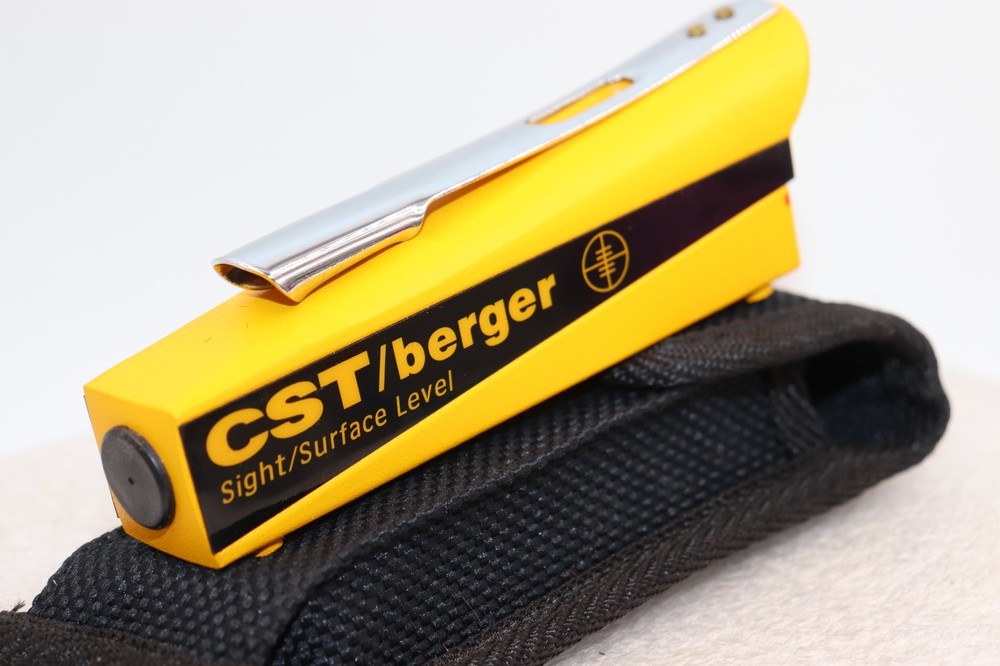 CST/ Berger Sight/Surface Hand Level with Belt Sheath