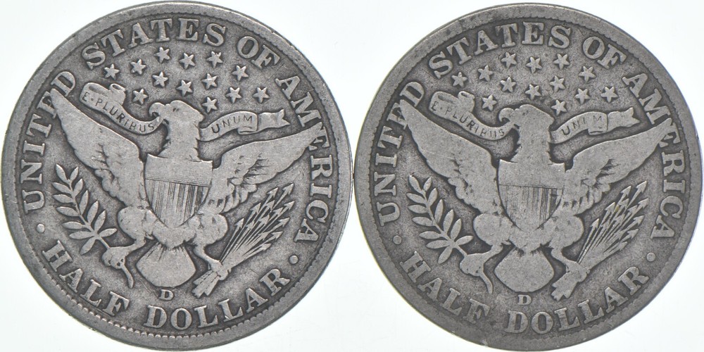 1906-D Barber Half Dollar Average Circ