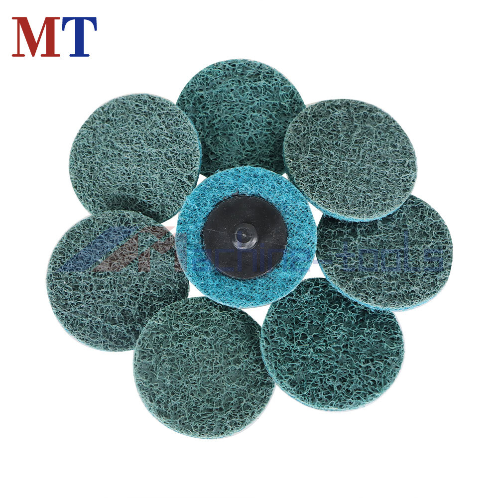 50 Pack 2" Fine Surface Conditioning Discs Roll Lock Die Grinder Sanding Pads