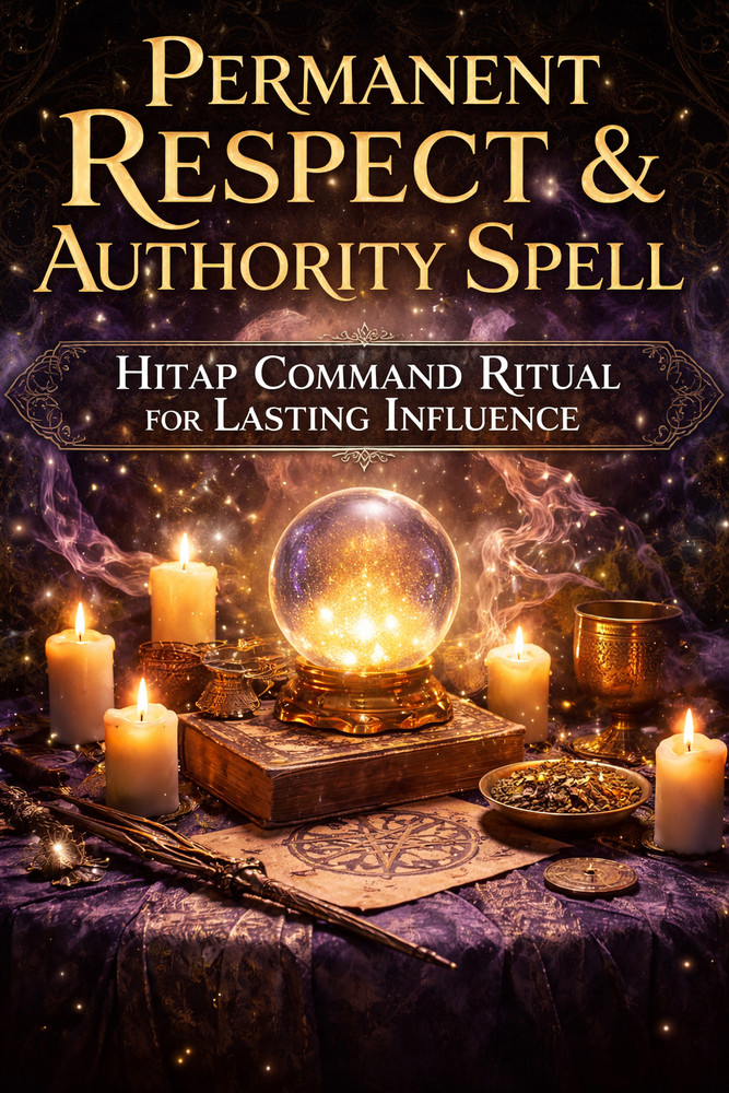 Permanent Respect & Authority Spell | Hitap Command Ritual for Lasting Influence
