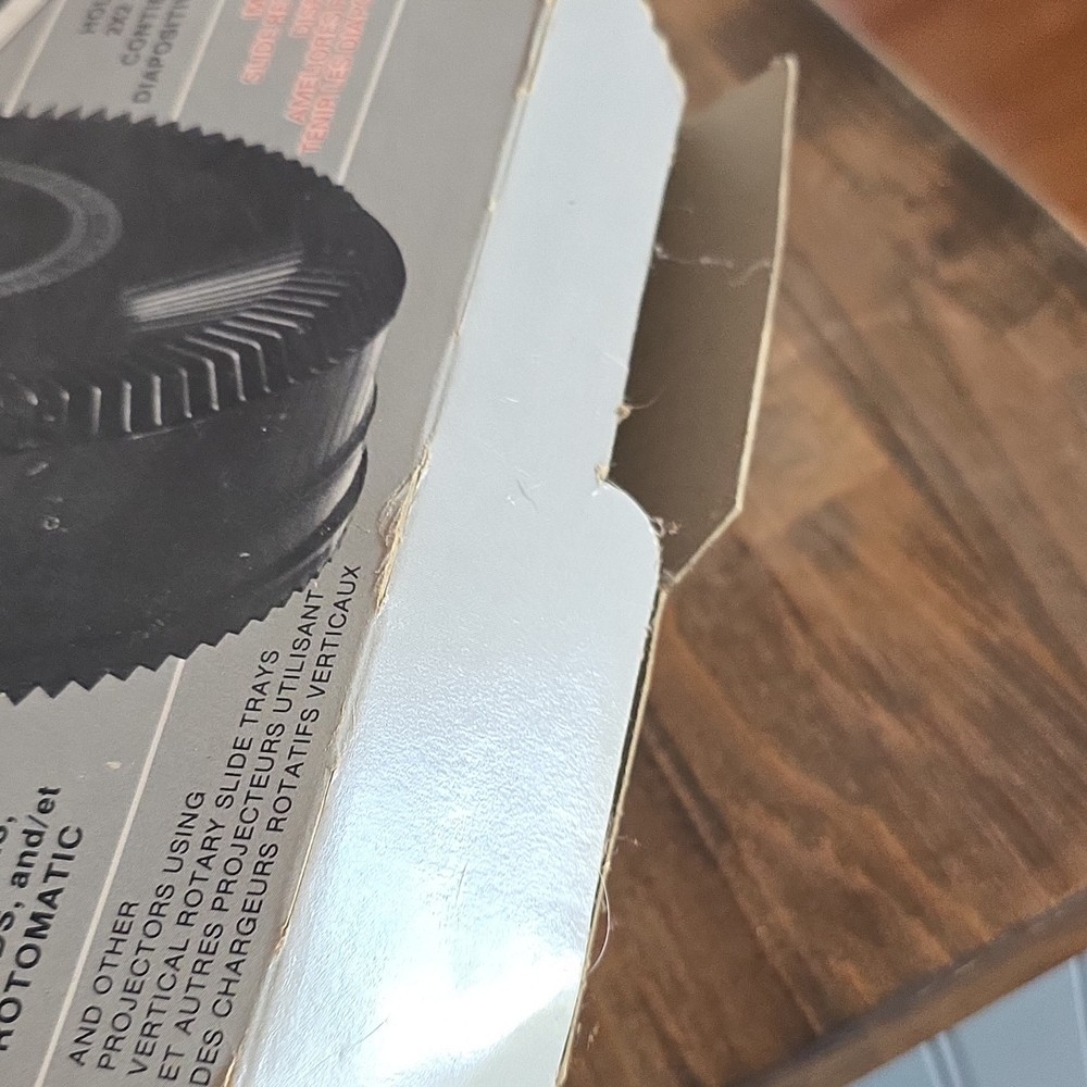 2 boxes View-Master Rotary Tray 100 Slide Retainers for 2x2 Slides Projector