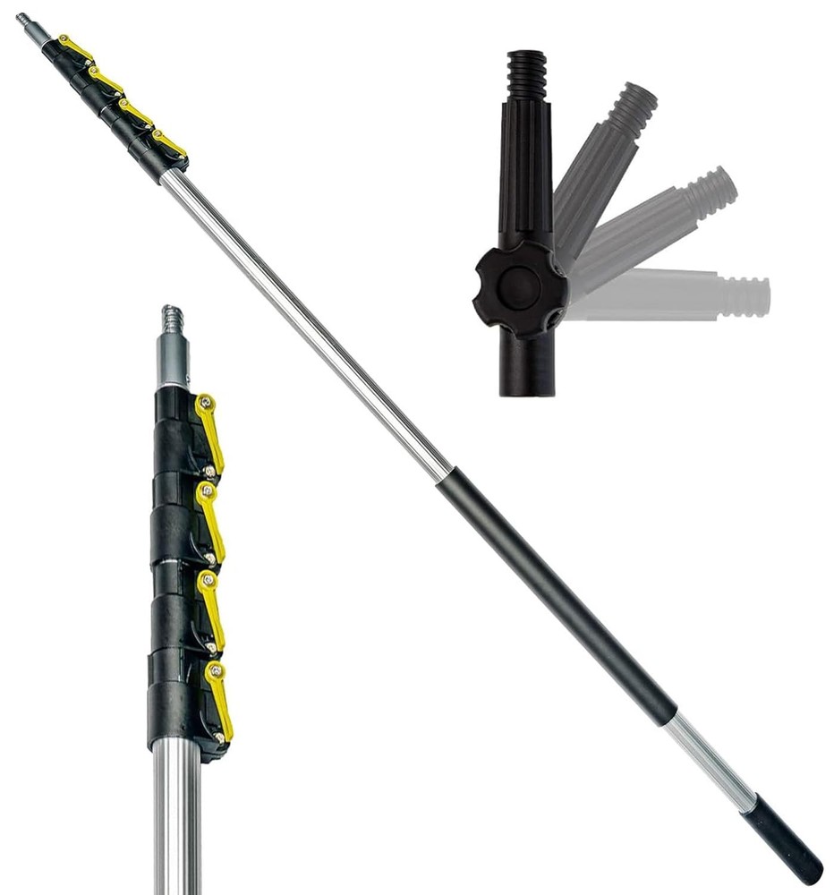 DOCA Telescoping Pole 7-30 Ft - Extension for Cleaning, 30 Ft, Only