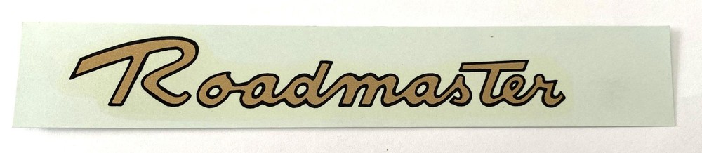 vintage ROADMASTER bicycle decal