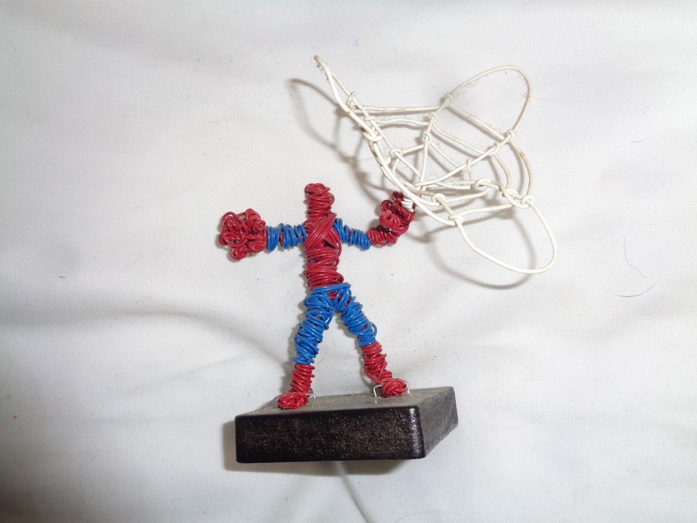 Spiderman Wire Figure Weird RARE