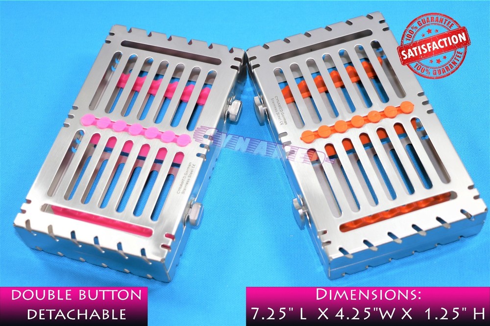STERILIZING RACK FOR 7 INSTRUMENTS DETACHABLE PREMIUM GRADE GERMAN 2PCS