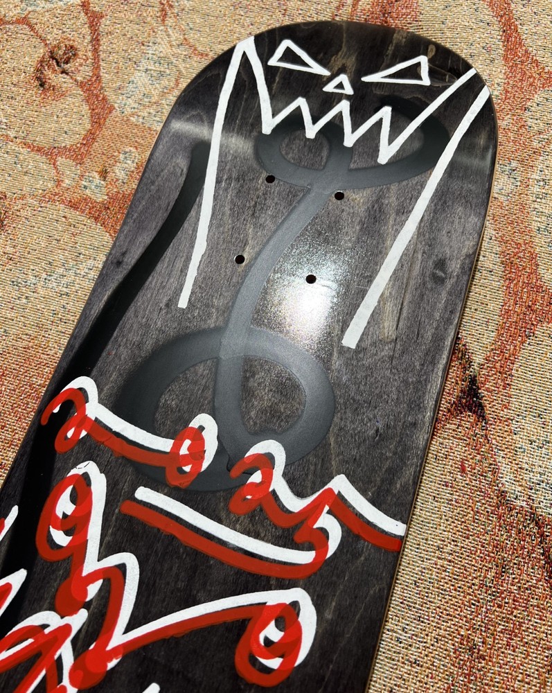 Asspizza Handprinted Skateboad Deck Brand New