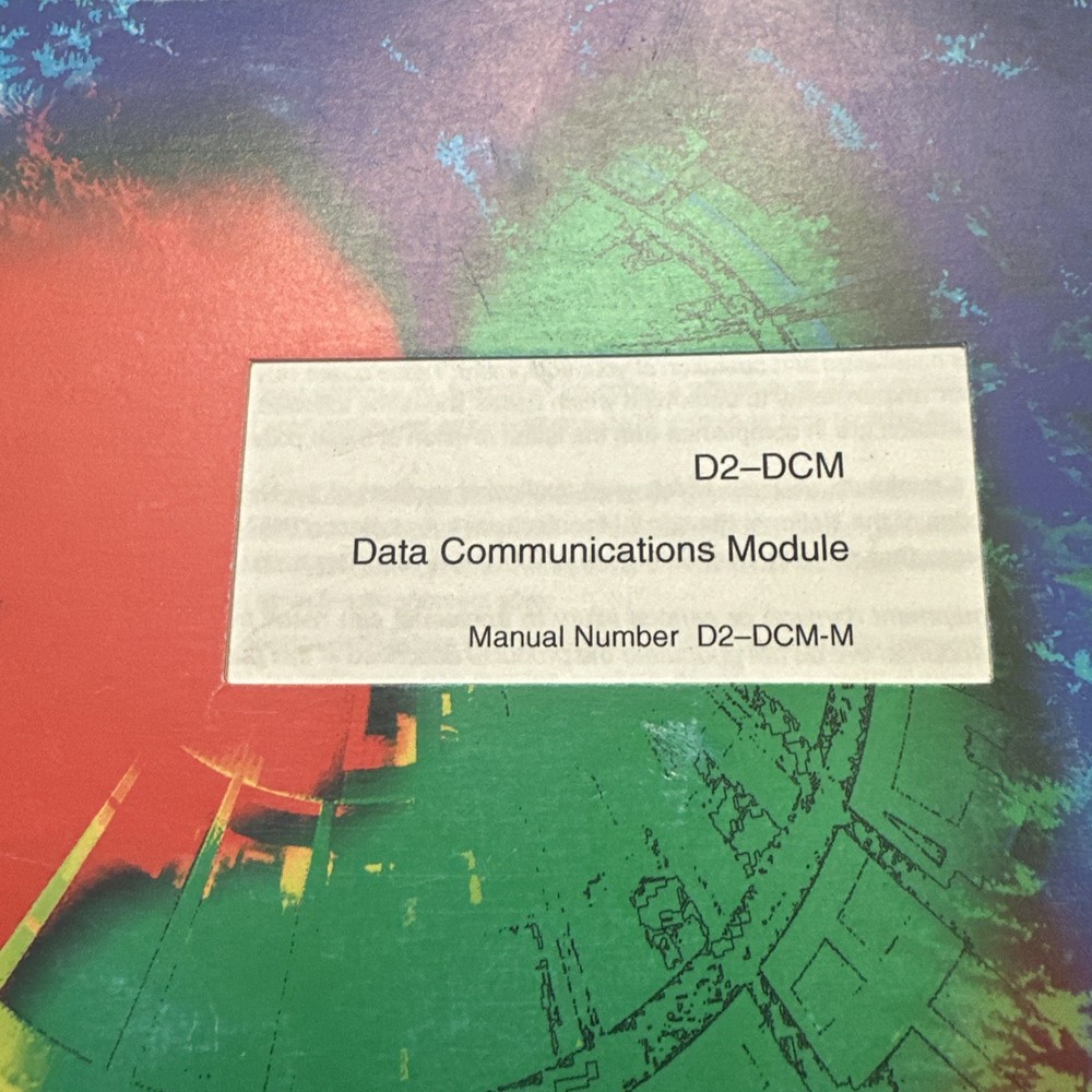 D2-DCM Data Communications Module Manual