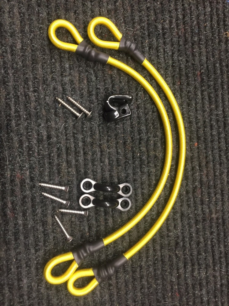 boat rod straps Yellow