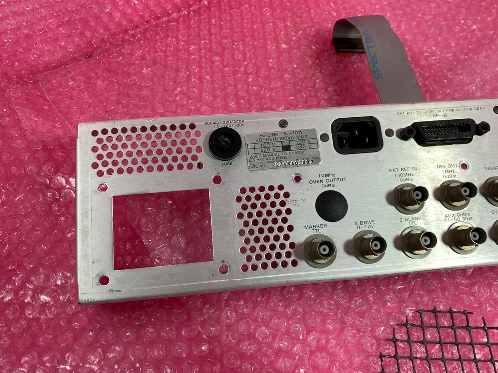 Agilent Keysight HP 3325A Function Generator Back Panel