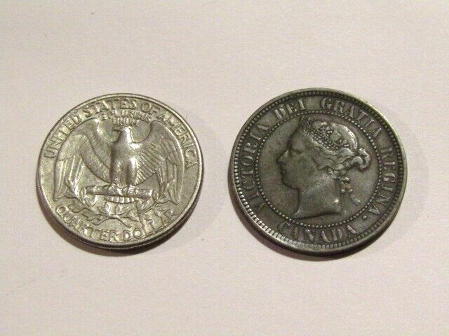 Canada 1886 1 Cent Large Coin