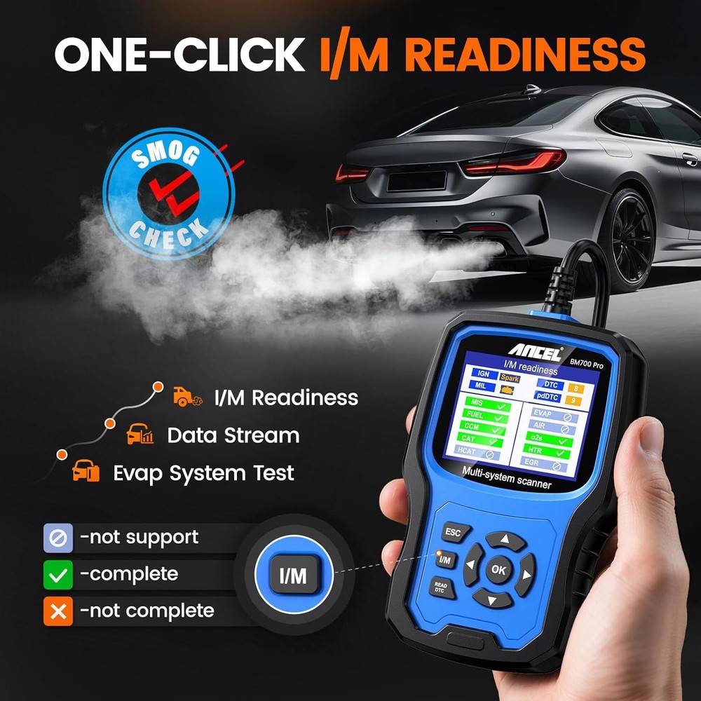 ANCEL BM700 Fit for BMW Scanner ABS Battery Registration Code Reader Diagnostic
