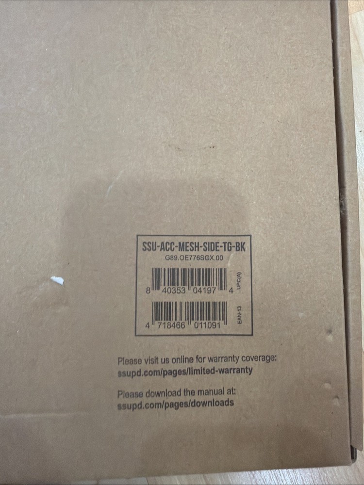 SSUPD Meshroom Case Accessory - Tempered Glass Side Panel (Black) 🔥🔥🔥