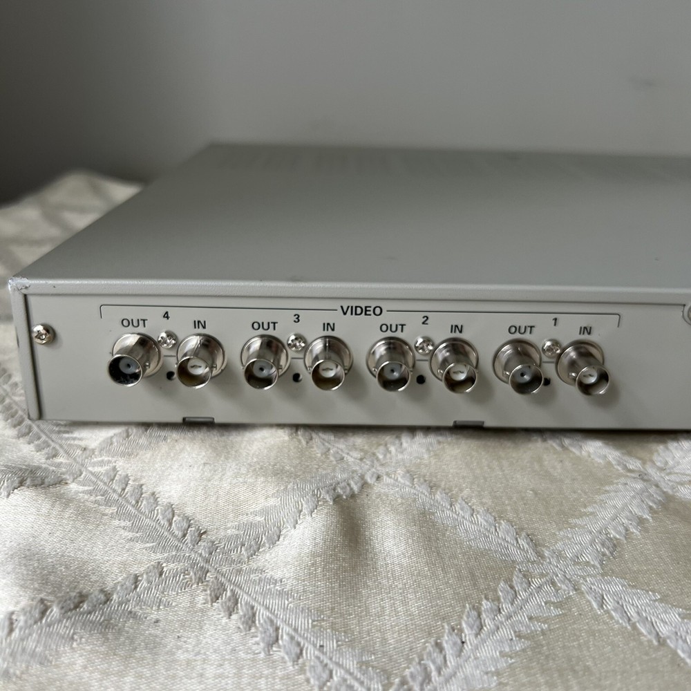 Panasonic WJ-MS424 Quad System 4CH Input Color Digital Video Multiplexer Rack