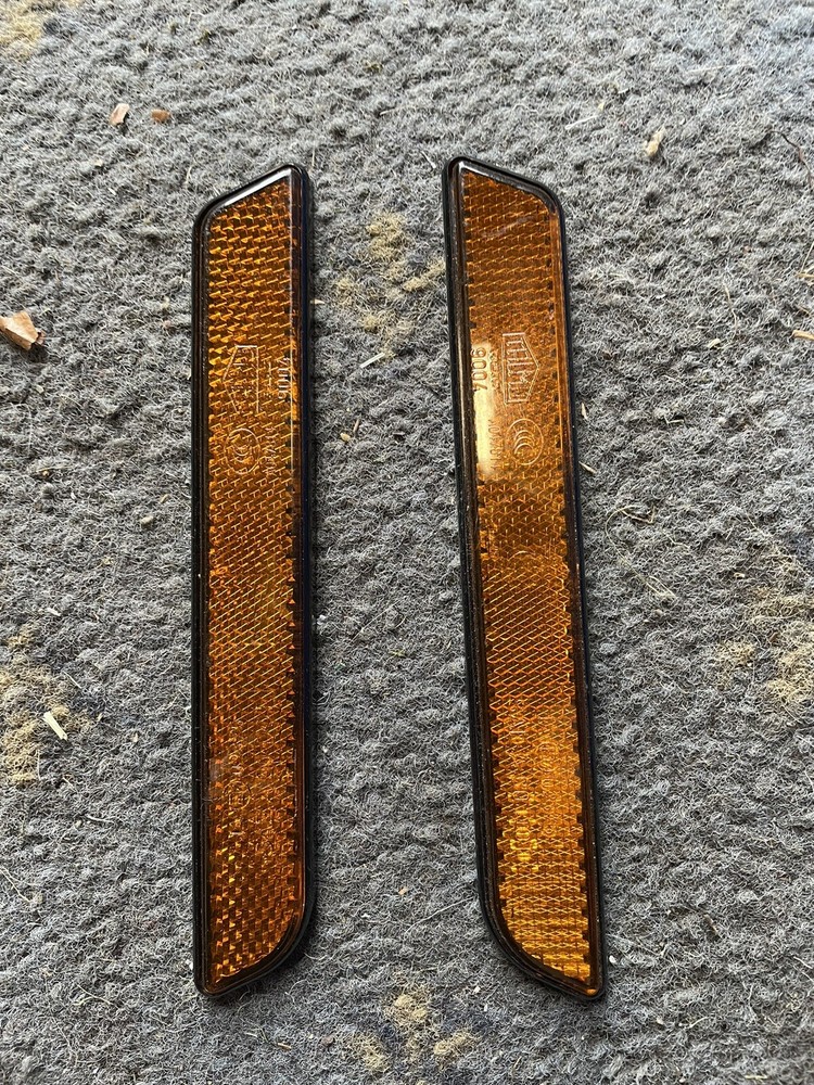 Harley Davidson Fork Slider Reflectors Bottom Right and Left, Talmu 9004.    4