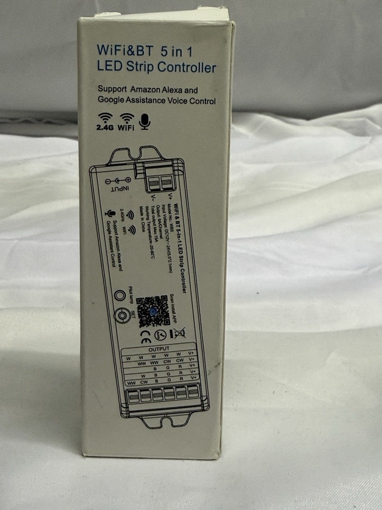 WB5 WiFi & BT 5-in-1 LED Strip Controller