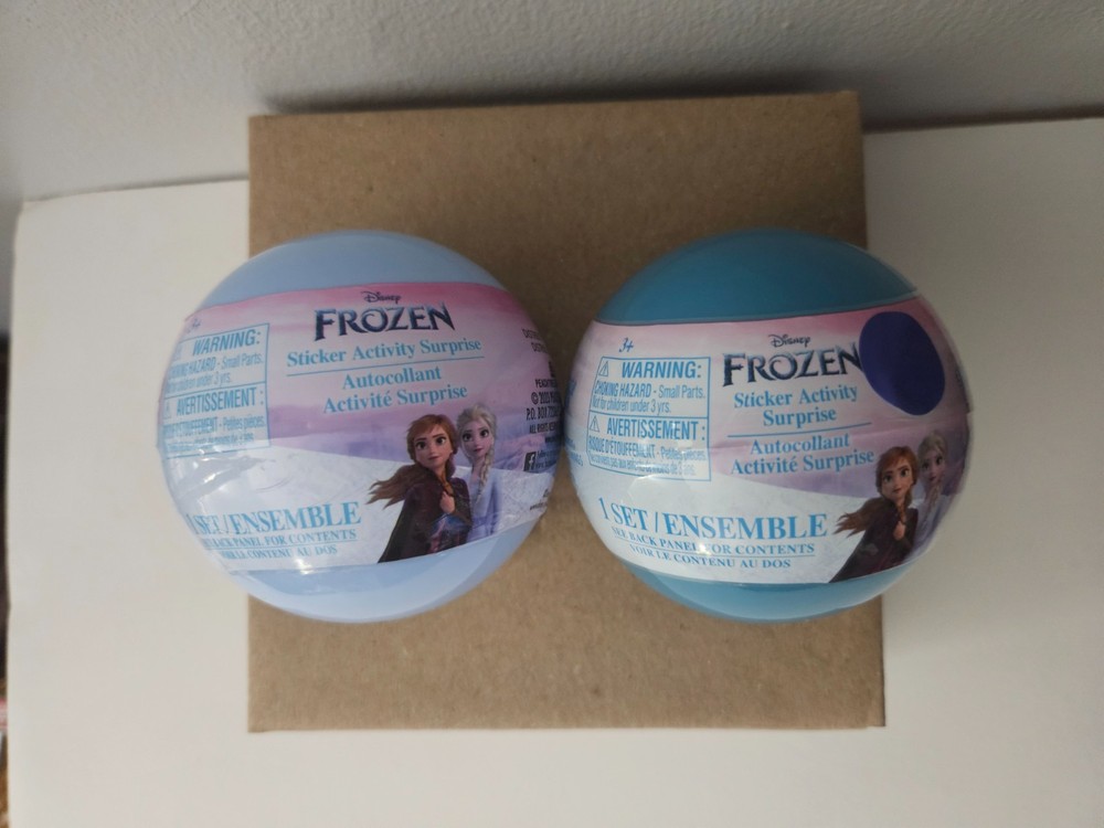 Frozen 2PC Toy Bundle - Sticker Activity Surprise Balls
