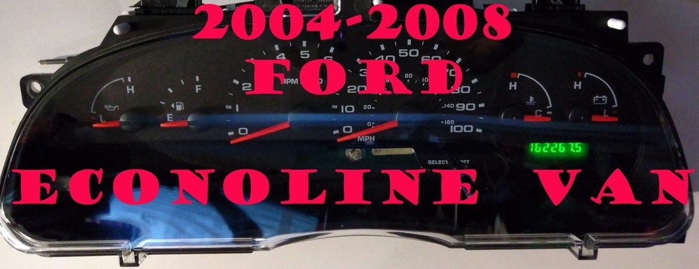 FORD E150 E250 E350 E450 1992 1993 1994 1995 SOFTWARE & ODOMETER CALIBRATION