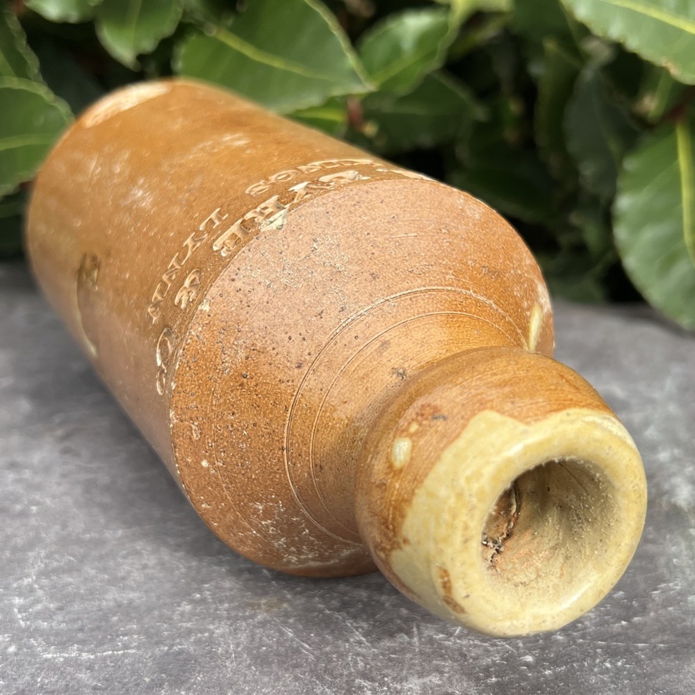 Salt Glazed Vintage E. Eyre & Co Kings Lynn Rustic Kitchen Stoneware Bottle