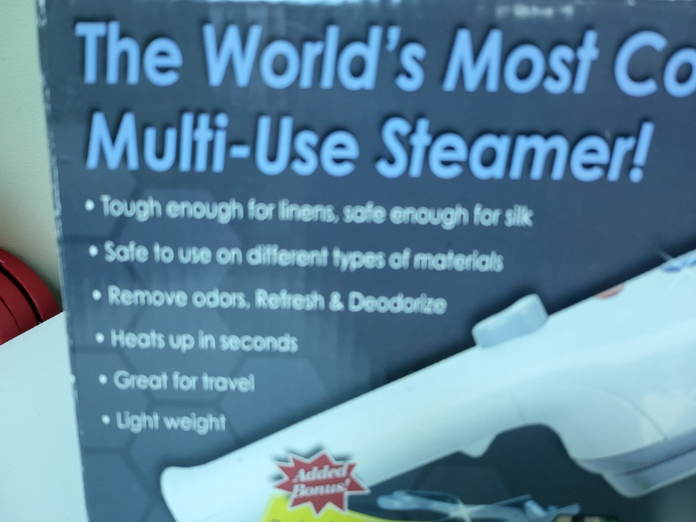 Steam Buddy Convenient Multi-Use Steamer Use on All Fabrics