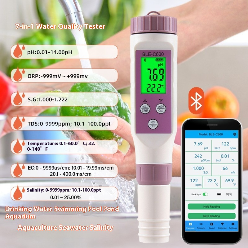 High Precision Ph Acidity Alkalinity Salinity Hydrometer Breeding Test Pen