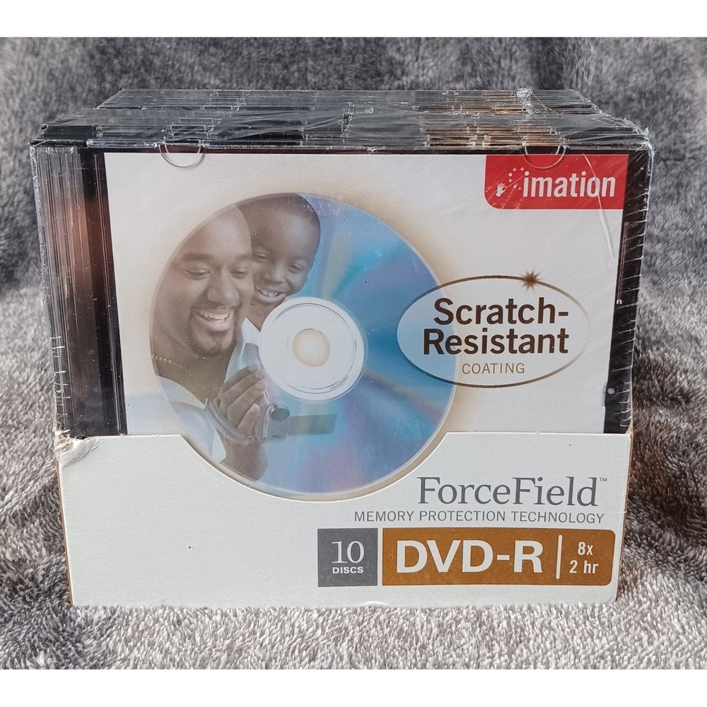 Imation ForceField DVD-R 8x 2hr 10-Disc Memory Protection Technology 2-Pack