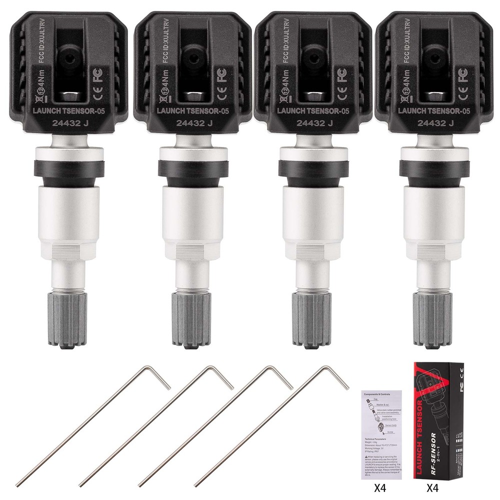 LAUNCH X431 i-TPMS TPMS Tire Pressure Sensor Activate/ Program/ Learn+4x Sensors