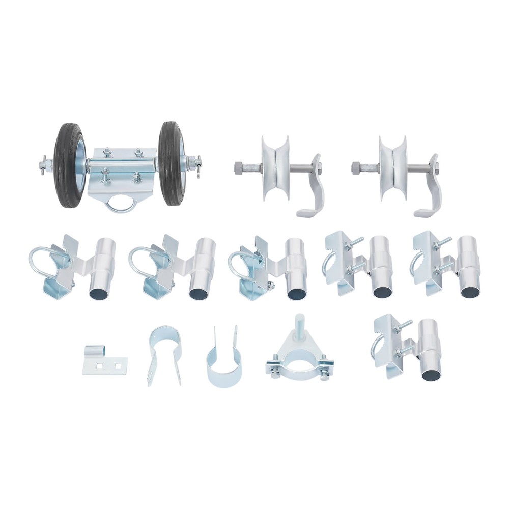 Rolling Gate Hardware Kit, Heavy Duty Sliding Gate Rollers Wheels Kit