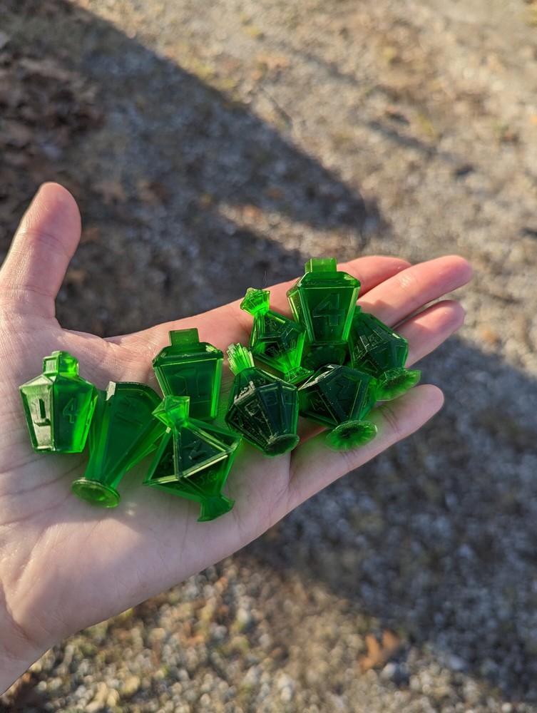 Emerald Potion Potion Dice Rapturous Dice TTRPG Gift Game Master Gift Nerd