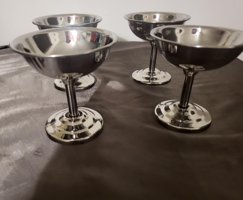 Silver Plated Cordial Goblets - 4 pieces