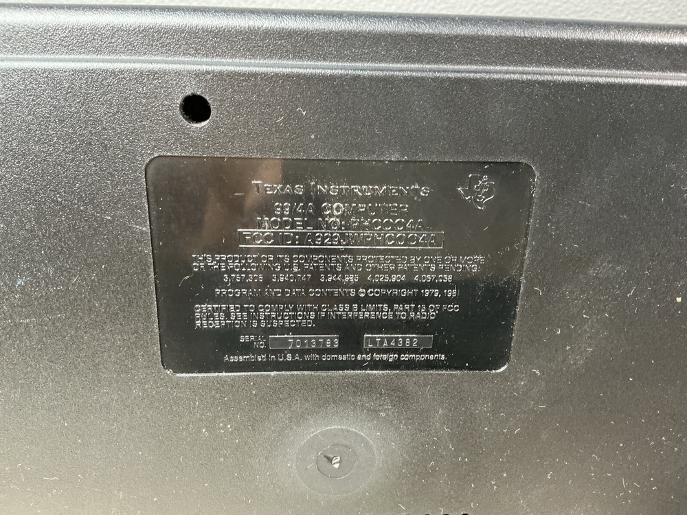 Texas Instruments 99/4A Home Computer w/ PHP1200 Peripheral Expansion System