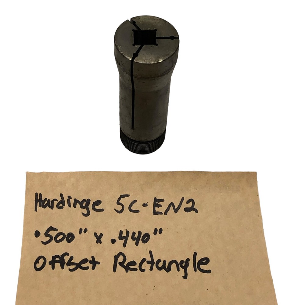 Hardinge 5C-EN2 5C Emergency Collet .500” x .440” Offset Rectangle