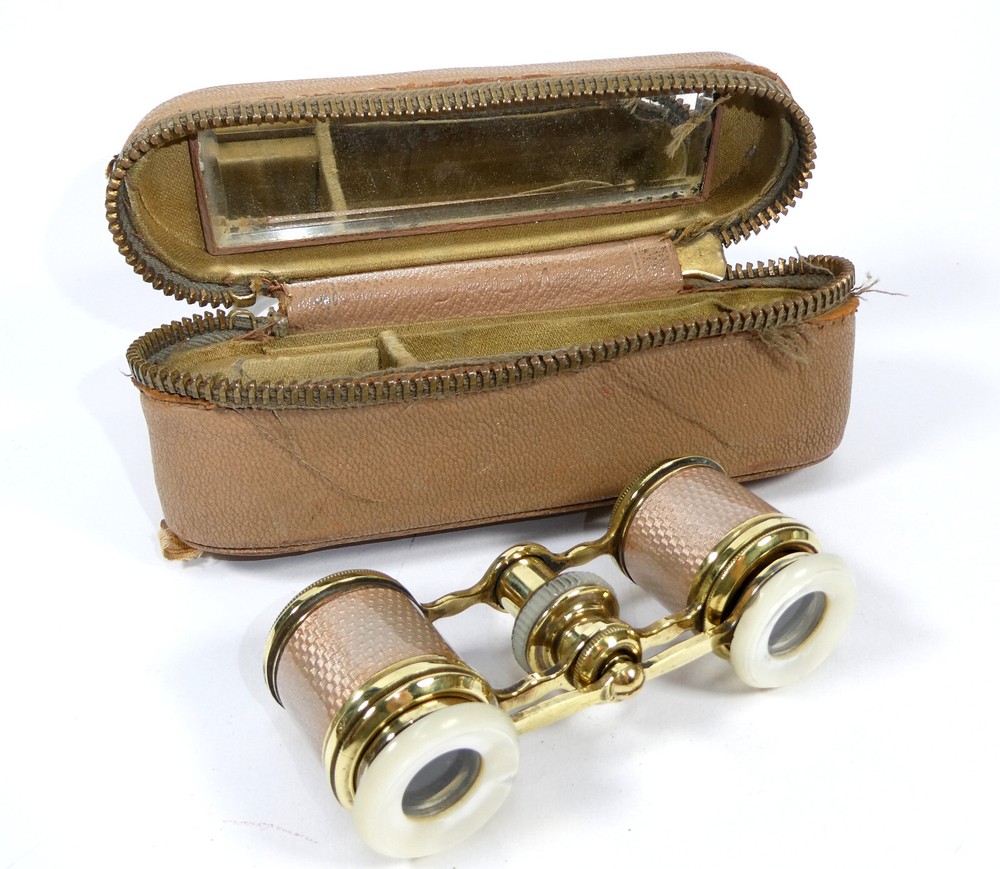 Opera Glasses Theatre Enamel circa 1900