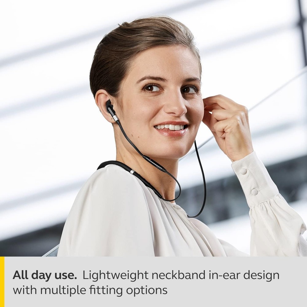 Jabra Evolve 75e Neckband Wireless Earphone Black