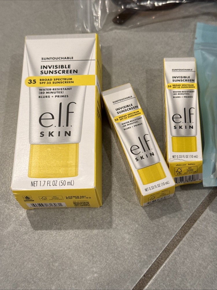 Elf Skin Bundle Sunscreen And Holy Hydration