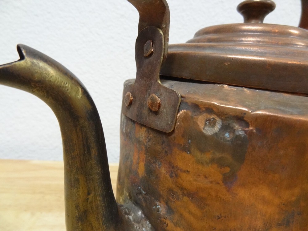 VINTAGE RUSSIAN COPPER POT KETTLE