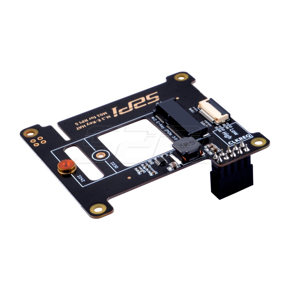M01 M.2 2230/2242 E-key Top Extension Adapter Board for Raspberry Pi 5