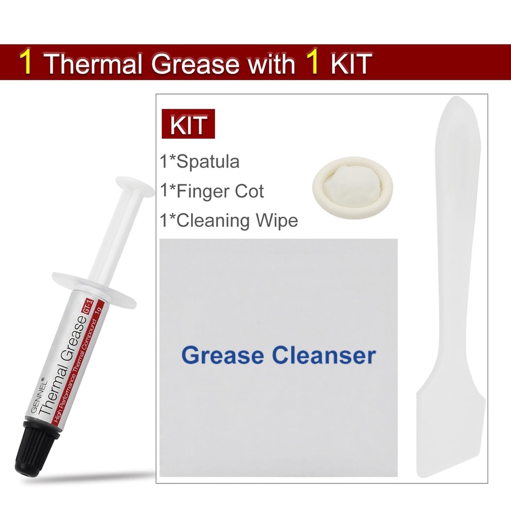 2-Pack 1g*2 Thermal Paste for CPU GPU PS4/PS5 - Performance Heat Sink Compound