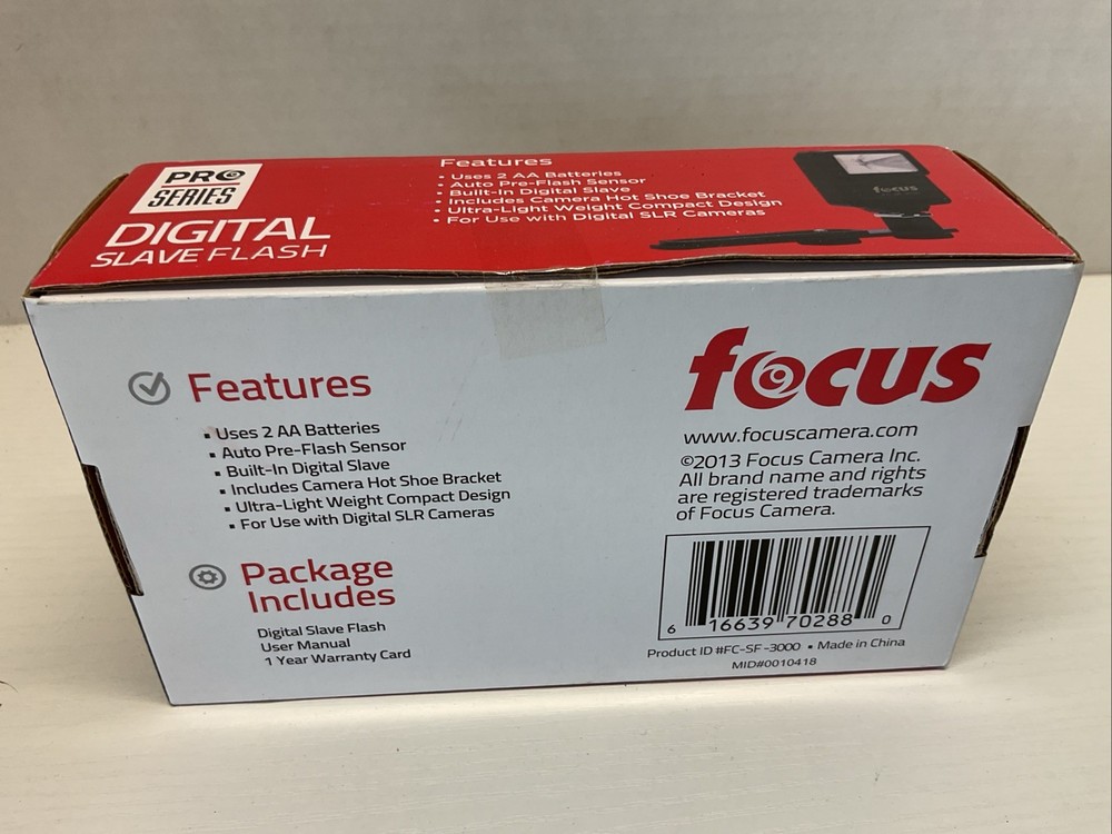 Focus Digital Slave Flash Pro Series New
