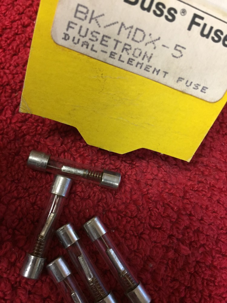 MDX 5 BUSSMANN FUSE 5 PCS
