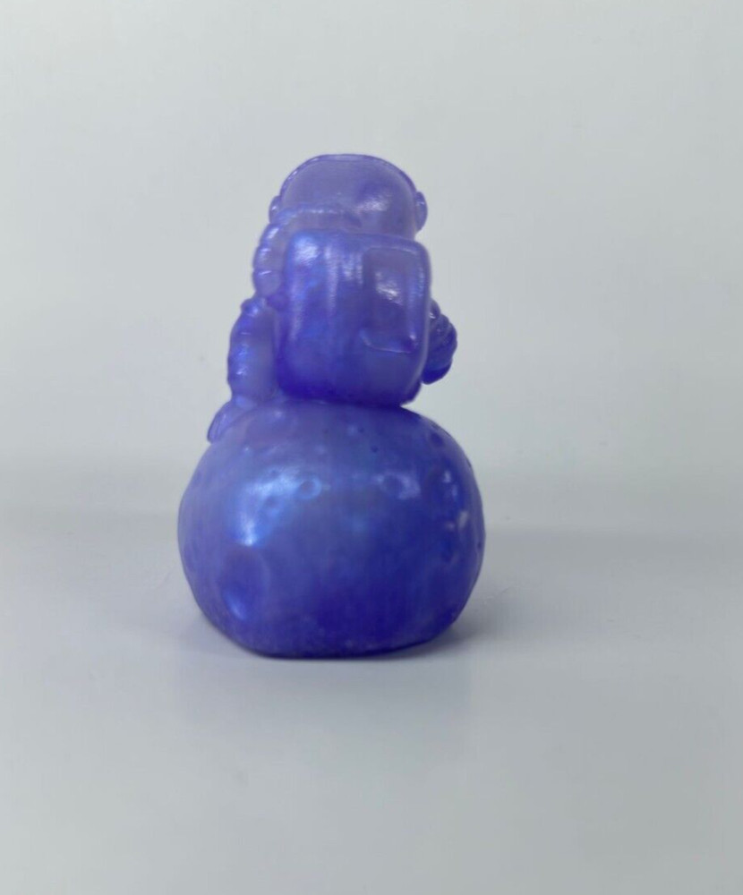moon Space man purple white decor Epoxy unique distinct hand mad